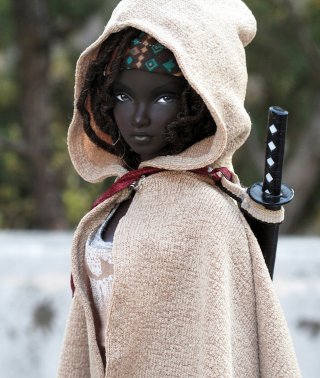 Illustration for article titled Oh my god why isn't this Michonne from The Walking Dead Barbie real